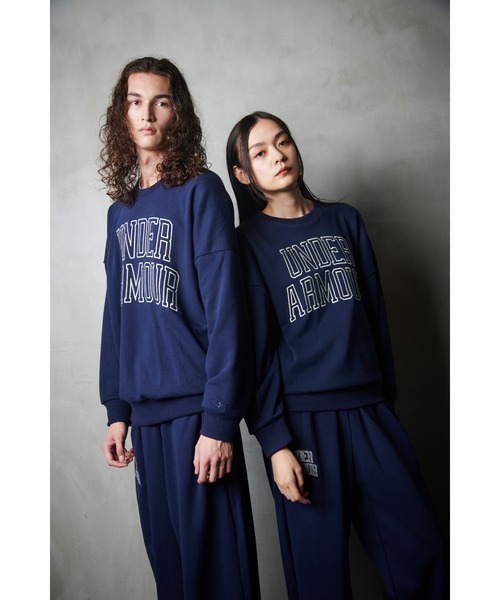 【セール】UAアイコン ヘビーウェイト テリー オーバーサイズ パンツ（ライフスタイル/メンズ）（その他パンツ）｜UNDER ARMOUR（アンダーアーマー）