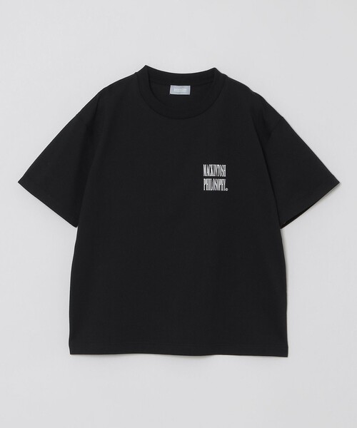 MACKINTOSH PHILOSOPHY(マッキントッシュ フィロソフィー)の「GREY LABEL SHARP LOGO 半袖T(Tシャツ/カットソー・レディース・ホワイト/チャコールグレー/ブラック・2/6)」の2枚目の写真