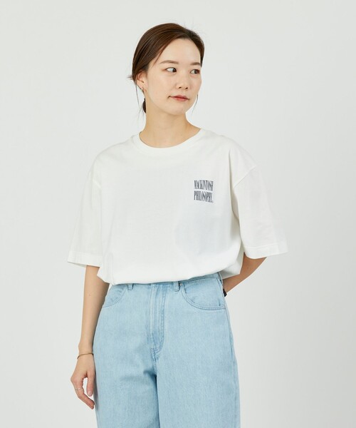 MACKINTOSH PHILOSOPHY(マッキントッシュ フィロソフィー)の「GREY LABEL SHARP LOGO 半袖T(Tシャツ/カットソー・レディース・ホワイト/チャコールグレー/ブラック・2/6)」の8枚目の写真