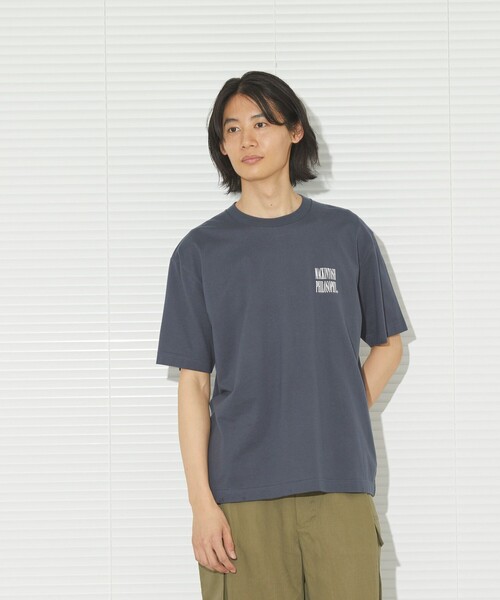 MACKINTOSH PHILOSOPHY(マッキントッシュ フィロソフィー)の「GREY LABEL SHARP LOGO 半袖T(Tシャツ/カットソー・レディース・ホワイト/チャコールグレー/ブラック・2/6)」の9枚目の写真