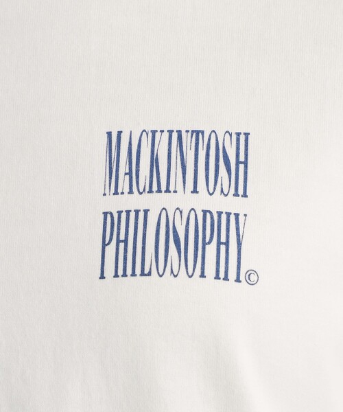 MACKINTOSH PHILOSOPHY(マッキントッシュ フィロソフィー)の「GREY LABEL SHARP LOGO 半袖T(Tシャツ/カットソー・レディース・ホワイト/チャコールグレー/ブラック・2/6)」の4枚目の写真