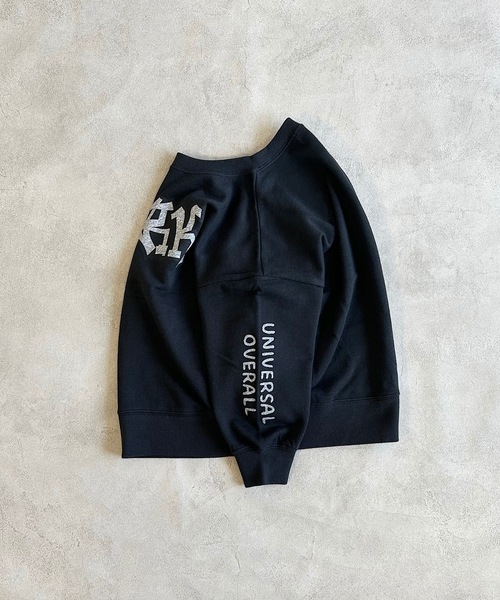 UNIVERSAL OVERALL（ユニバーサルオーバーオール）の「【UNIVERSAL OVERALL】別注プリントトレーナー（スウェット・キッズ・ブラック/オフホワイト/ベージュ・80/90/95/100/110/120/130/140/150）」の12枚目の写真