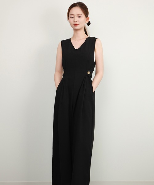 サロペット・オーバーオール・オールインワン LACE DOKING LOW WAIST DRESS セール】【GISELe 4月号掲載】atelier SOMETHING LACE UP