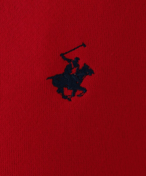 BEVERLY HILLS POLO CLUB（ビバリーヒルズポロクラブ）の「BEVERLY HILLS POLO CLUB/裏起毛ルーズスウェット（スウェット・レディース・ネイビー/ホワイト/レッド・FREE）」の12枚目の写真