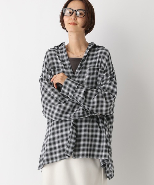 tea*様の専用 LEPSIM（レプシィム）の「BIGチェックシャツチュニック 142660（シャツ