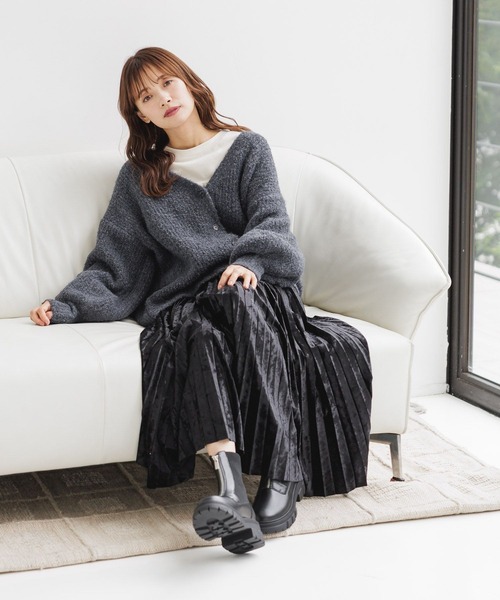 mysty woman（ミスティウーマン）の「フロントZIPアツゾコブーツ  144069（ブーツ・レディース・ブラウン/ブラック・MEDIUM/LARGE）」の3枚目の写真