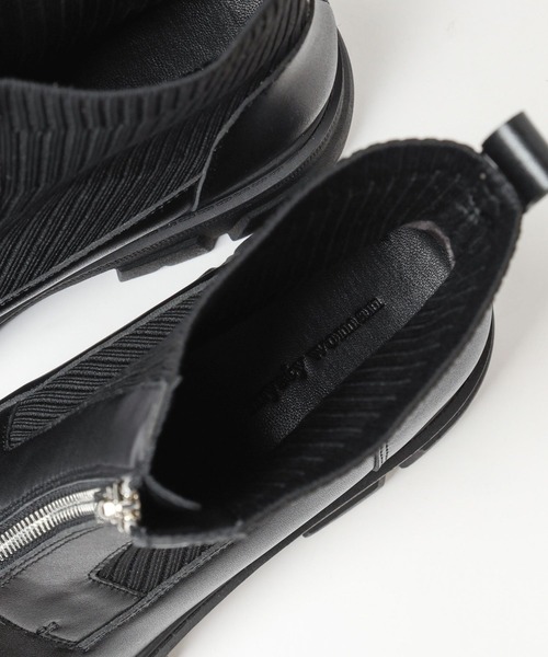 mysty woman（ミスティウーマン）の「フロントZIPアツゾコブーツ  144069（ブーツ・レディース・ブラウン/ブラック・MEDIUM/LARGE）」の17枚目の写真