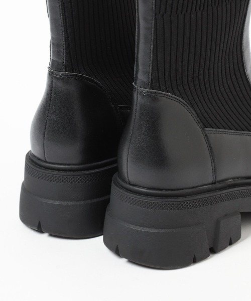 mysty woman（ミスティウーマン）の「フロントZIPアツゾコブーツ  144069（ブーツ・レディース・ブラウン/ブラック・MEDIUM/LARGE）」の19枚目の写真