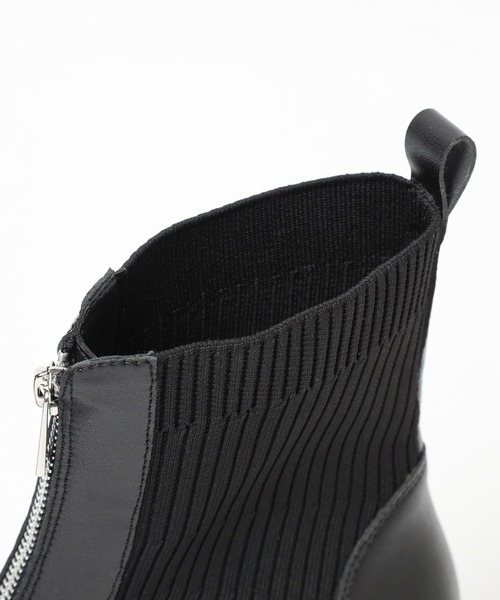 mysty woman（ミスティウーマン）の「フロントZIPアツゾコブーツ  144069（ブーツ・レディース・ブラウン/ブラック・MEDIUM/LARGE）」の22枚目の写真