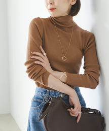 《追加3》リブタートルネックニット