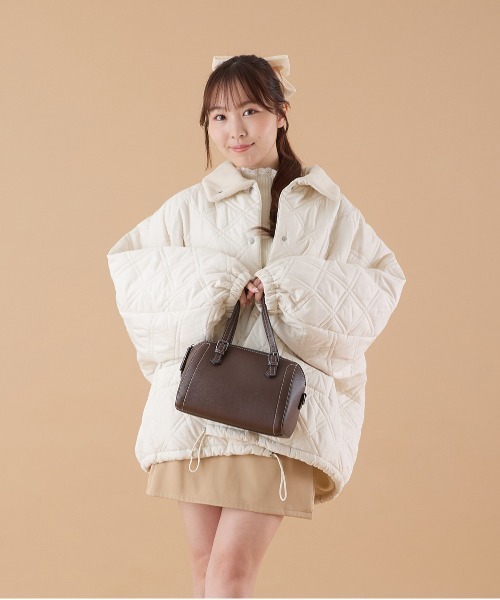 apres jour(アプレジュール)の「ファーカラーキルティングブルゾン【ZOZOTOWN限定アイテム】(ブルゾン・レディース・アイボリー/ブラウン系その他/チャコール・フリー/X-LARGE)」の8枚目の写真