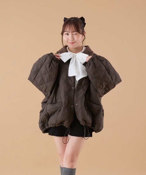 apres jour(アプレジュール)の「ファーカラーキルティングブルゾン【ZOZOTOWN限定アイテム】(ブルゾン・レディース・アイボリー/ブラウン系その他/チャコール・フリー/X-LARGE)」の17枚目の写真