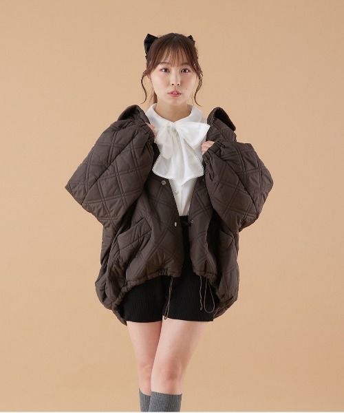 apres jour(アプレジュール)の「ファーカラーキルティングブルゾン【ZOZOTOWN限定アイテム】(ブルゾン・レディース・アイボリー/ブラウン系その他/チャコール・フリー/X-LARGE)」の19枚目の写真