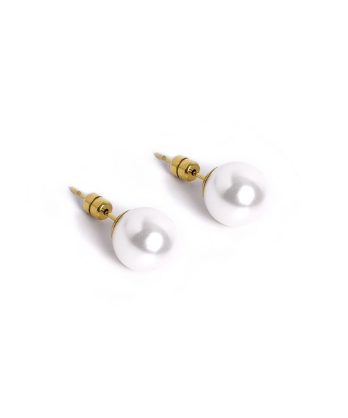 LHME（エルエイチエムイー）の「【WEB限定】“MELLOW”1粒パールピアス/10mm/サージカルステンレス（金属アレルギー対応）【LHME / エルエイチエムイー】（ピアス（両耳用）・レディース・ゴールド・ONE SIZE）」の20枚目の写真