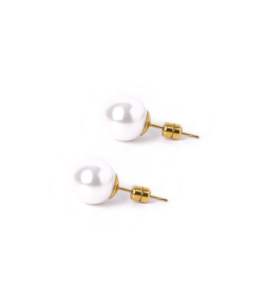 LHME（エルエイチエムイー）の「【WEB限定】“MELLOW”1粒パールピアス/10mm/サージカルステンレス（金属アレルギー対応）【LHME / エルエイチエムイー】（ピアス（両耳用）・レディース・ゴールド・ONE SIZE）」の19枚目の写真