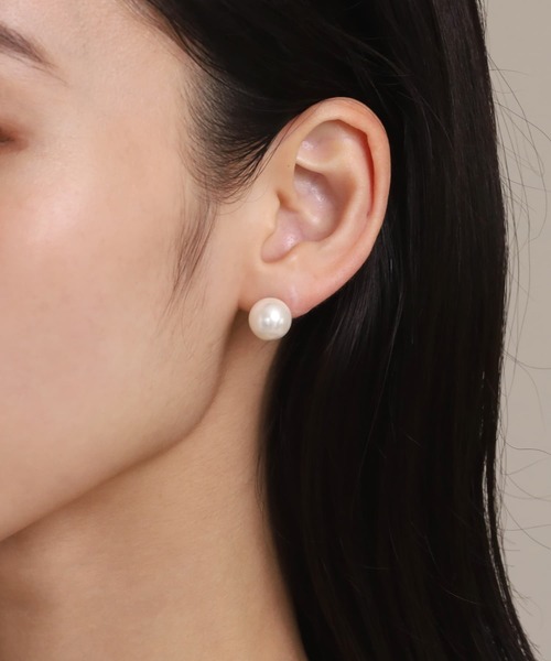LHME（エルエイチエムイー）の「【WEB限定】“MELLOW”1粒パールピアス/10mm/サージカルステンレス（金属アレルギー対応）【LHME / エルエイチエムイー】（ピアス（両耳用）・レディース・ゴールド・ONE SIZE）」の16枚目の写真
