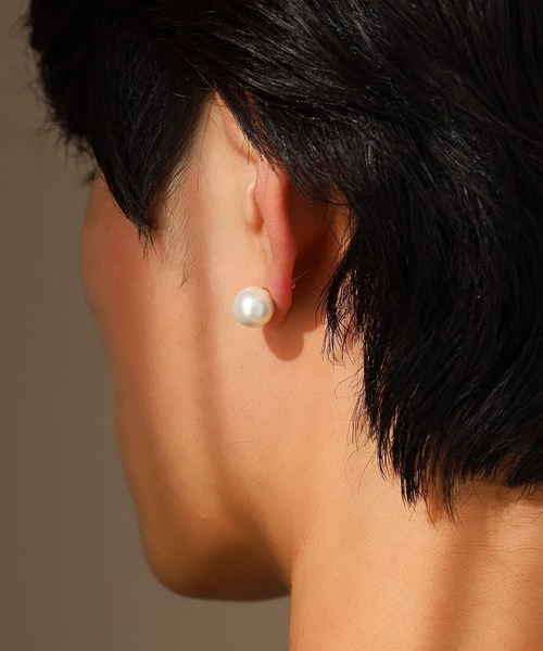 LHME(エルエイチエムイー)の「【WEB限定】“MELLOW”1粒パールピアス/10mm/サージカルステンレス(金属アレルギー対応)【LHME / エルエイチエムイー】(ピアス(両耳用)・レディース・ゴールド・ONE SIZE)」の22枚目の写真