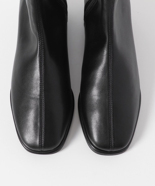 SENSE OF PLACE by URBAN RESEARCH(センスオブプレイスバイアーバンリサーチ)の「スクエアトゥセンターシームストレッチローブーツ(ブーツ・レディース・ブラック/ブラック系その他/シルバー・LARGE/SMALL/MEDIUM)」の15枚目の写真