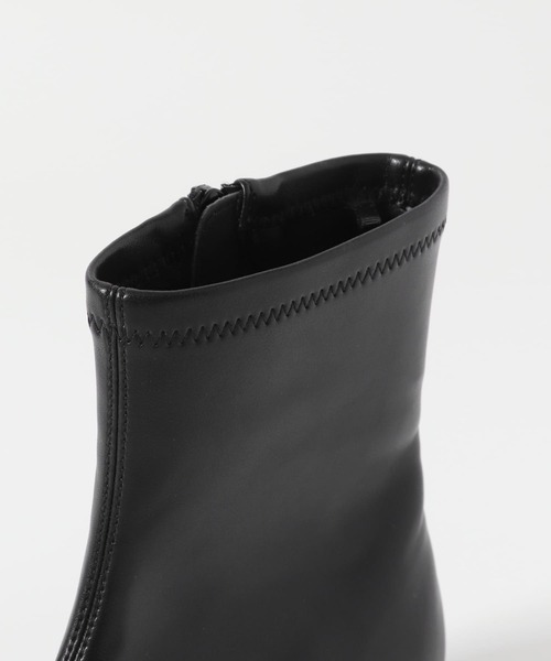 SENSE OF PLACE by URBAN RESEARCH(センスオブプレイスバイアーバンリサーチ)の「スクエアトゥセンターシームストレッチローブーツ(ブーツ・レディース・ブラック/ブラック系その他/シルバー・LARGE/SMALL/MEDIUM)」の16枚目の写真