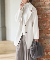 【抗菌防臭・静電気軽減】テーラードコート