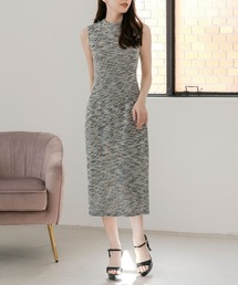 Julia Boutique | ツイードニットタイトワンピース(ワンピース)