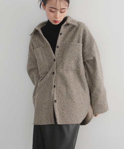 LIAN（リアン）の「ループツイードジャケット（その他アウター・レディース・ブラウン/イエロー/グレー/アイボリー・FREE）」の20枚目の写真