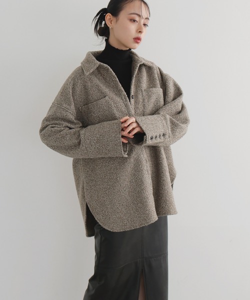 LIAN（リアン）の「ループツイードジャケット（その他アウター・レディース・ブラウン/イエロー/グレー/アイボリー・FREE）」の22枚目の写真