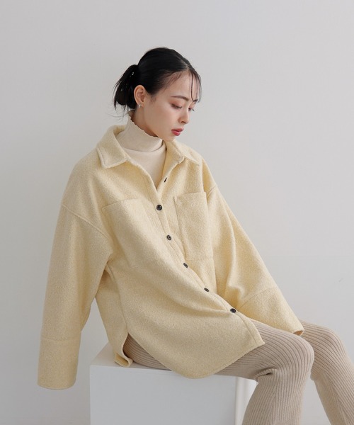 LIAN（リアン）の「ループツイードジャケット（その他アウター・レディース・ブラウン/イエロー/グレー/アイボリー・FREE）」の12枚目の写真