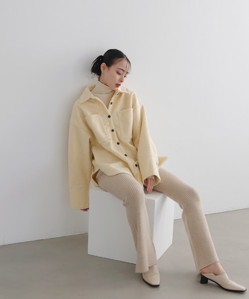 LIAN（リアン）の「ループツイードジャケット（その他アウター・レディース・ブラウン/イエロー/グレー/アイボリー・FREE）」の16枚目の写真