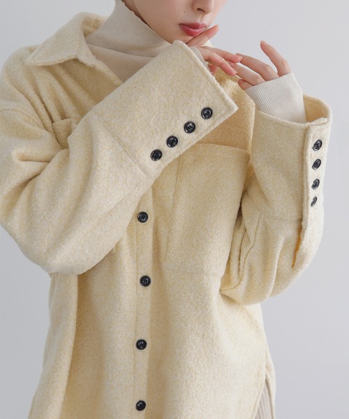 LIAN（リアン）の「ループツイードジャケット（その他アウター・レディース・ブラウン/イエロー/グレー/アイボリー・FREE）」の18枚目の写真