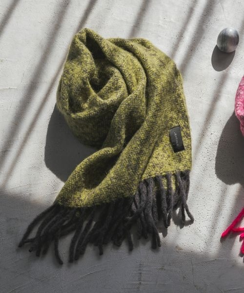 JEANASIS（ジーナシス）の「MIXカラーストール/145106（ストール/ショール・レディース・ピンク系その他/イエロー系その他/アイボリー/グレー・FREE）」の3枚目の写真