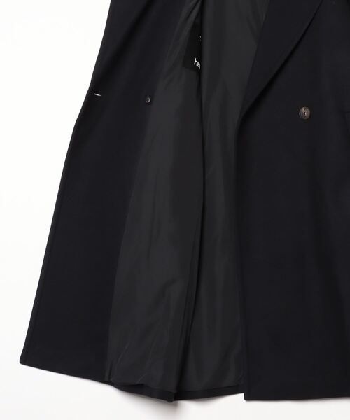 HEVO（イーヴォ）の「HEVO BRINDISI イーヴォ ブリンディジ 2Bダブルブレストコート（チェスターコート・メンズ・ネイビー・44/46/48/50）」の6枚目の写真