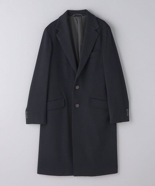 SOVEREIGN ソブリン イタリア縫製 ウールチェスターコート サイズ46M SOVEREIGN（ソブリン）の「＜SOVEREIGN＞ シングル チェスター