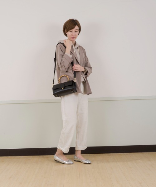 LORISTELLA（ロリステッラ）の「【LORISTELLA/ロリステッラ】ハンドバッグ　ショルダー ワンハンドル バッグ　バンブー（ショルダーバッグ・レディース・チャコールグレー/ブラック/ブラウン・FREE）」の13枚目の写真