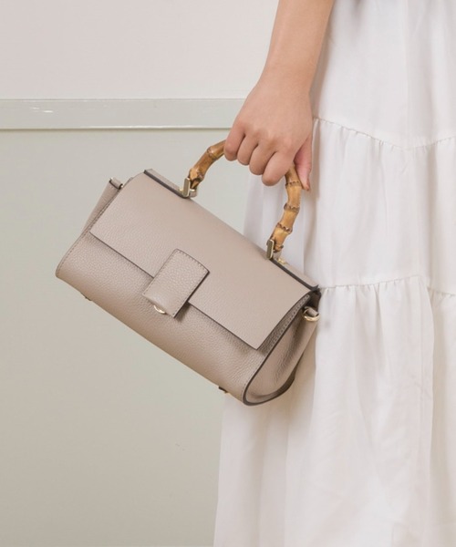 LORISTELLA（ロリステッラ）の「【LORISTELLA/ロリステッラ】ハンドバッグ　ショルダー ワンハンドル バッグ　バンブー（ショルダーバッグ・レディース・チャコールグレー/ブラック/ブラウン・FREE）」の10枚目の写真