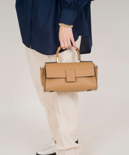 LORISTELLA（ロリステッラ）の「【LORISTELLA/ロリステッラ】ハンドバッグ　ショルダー ワンハンドル バッグ　バンブー（ショルダーバッグ・レディース・チャコールグレー/ブラック/ブラウン・FREE）」の11枚目の写真