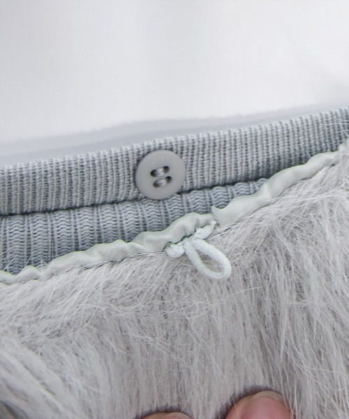 clear（クリア）の「袖スリットファーオフショルニットトップス[大人 フェミニン 上品 ファー取り外し可]≪再入荷≫（ニット/セーター・レディース・グレー/アイボリー/ブラック/ピンク・F）」の18枚目の写真