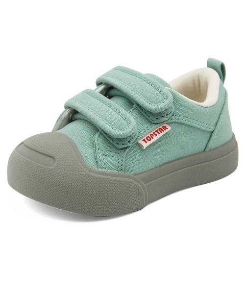 TOPSTAR（トップスター）の「KIDS TOPSTAR ダブルバンドマジックテープスニーカー（スニーカー・キッズ・グリーン/Z/ピンク/イエロー・23inch/25inch/26inch/27inch/28inch/29inch）」の2枚目の写真