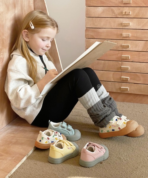 TOPSTAR（トップスター）の「KIDS TOPSTAR ダブルバンドマジックテープスニーカー（スニーカー・キッズ・グリーン/Z/ピンク/イエロー・23inch/25inch/26inch/27inch/28inch/29inch）」の9枚目の写真