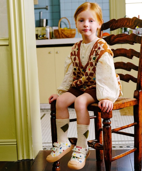 TOPSTAR（トップスター）の「KIDS TOPSTAR ダブルバンドマジックテープスニーカー（スニーカー・キッズ・グリーン/Z/ピンク/イエロー・23inch/25inch/26inch/27inch/28inch/29inch）」の12枚目の写真