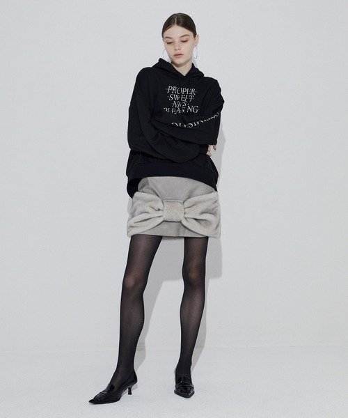 SORIN（ソリン ）の「Vintage Fake Leather Fur Ribbon Skirt