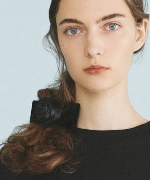 kiehtova】ROSE RIBBON VALLETTA/ローズ リボン バレッタ（バレッタ