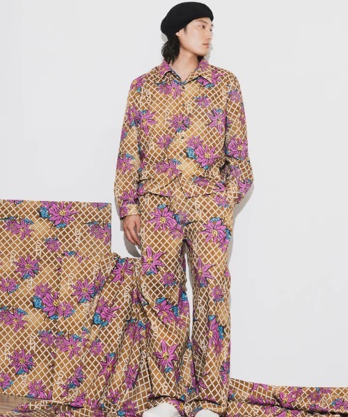 Under the Skin(アンダーザスキン)の「Under the Skin アンダーザスキン/ クロスオーバーパジャマパンツ セットアップ対応 // UTS-01003(その他パンツ・メンズ・モスグリーン/パープル系その他/オレンジ系その他・SMALL/MEDIUM/LARGE)」の7枚目の写真