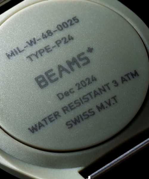 BEAMS PLUS（ビームスプラス）の「ミル トラベル ウォッチ TYPE-P24（アナログ腕時計・メンズ・グリーン系その他4/オリーブ/ブラック・ONE SIZE）」の9枚目の写真