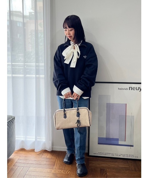Mila Owen（ミラオーウェン）の「スキッパーリボンブラウス