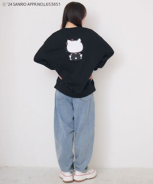 RETRO GIRL(レトロガール)の「HELLO KITTY/BIGトレーナー(スウェット・レディース・ブラック/ホワイト系その他・FREE)」の16枚目の写真