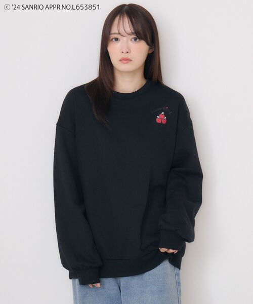 RETRO GIRL(レトロガール)の「HELLO KITTY/BIGトレーナー(スウェット・レディース・ブラック/ホワイト系その他・FREE)」の17枚目の写真