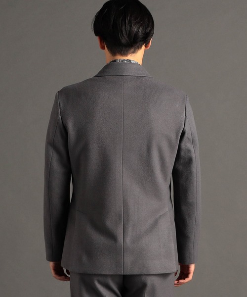MONSIEUR NICOLE(ムッシュニコル)の「ブラッシュメルトン ジャージージャケット(テーラードジャケット・メンズ・ブラック/グレー・MEDIUM/LARGE/X-LARGE)」の13枚目の写真