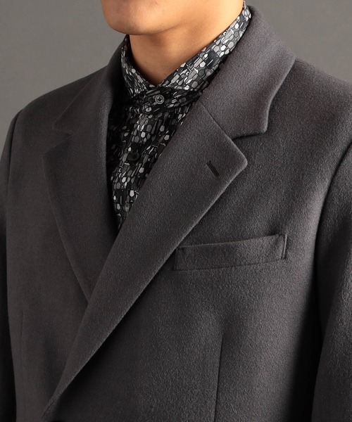 MONSIEUR NICOLE(ムッシュニコル)の「ブラッシュメルトン ジャージージャケット(テーラードジャケット・メンズ・ブラック/グレー・MEDIUM/LARGE/X-LARGE)」の14枚目の写真