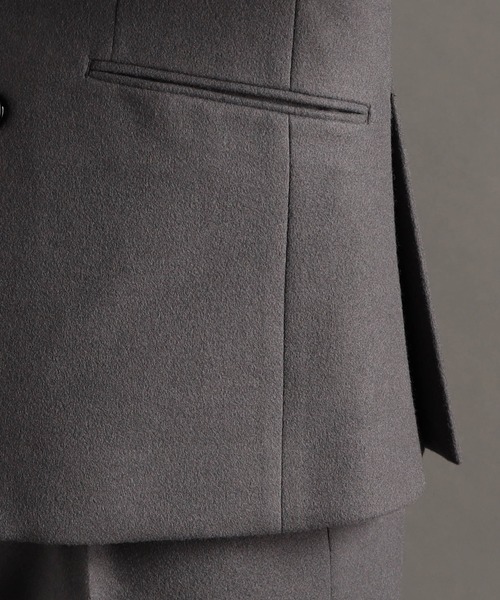 MONSIEUR NICOLE(ムッシュニコル)の「ブラッシュメルトン ジャージージャケット(テーラードジャケット・メンズ・ブラック/グレー・MEDIUM/LARGE/X-LARGE)」の17枚目の写真
